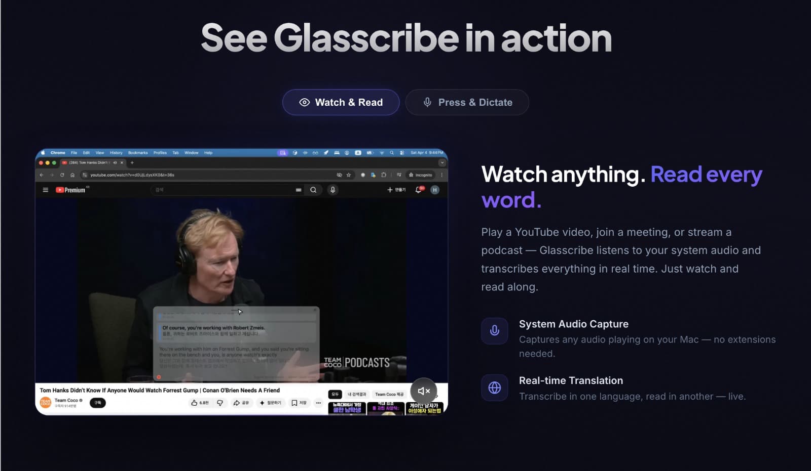 Glasscribe screenshot 0