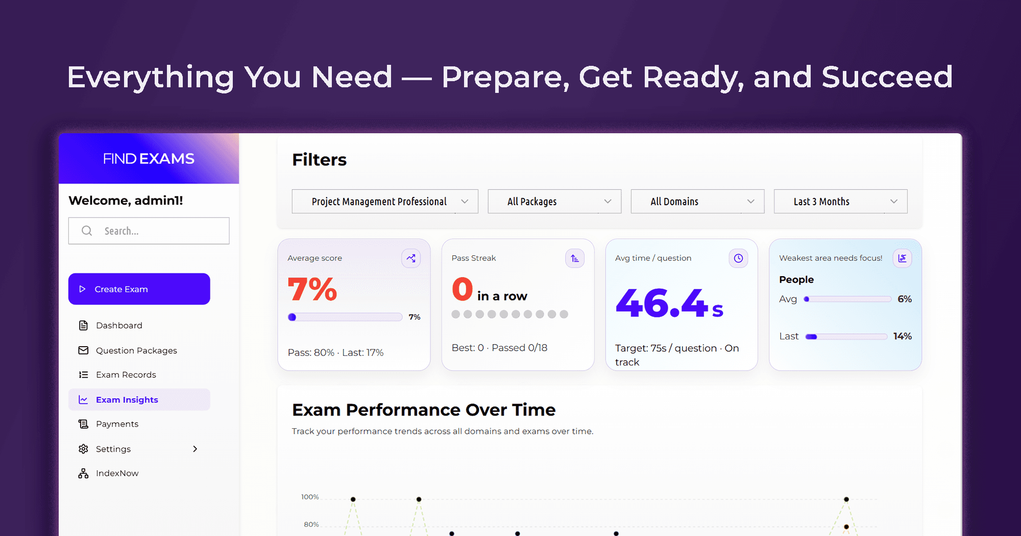 FindExams screenshot 1