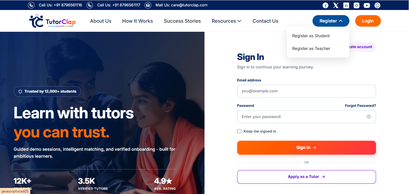 Tutor Clap screenshot 4
