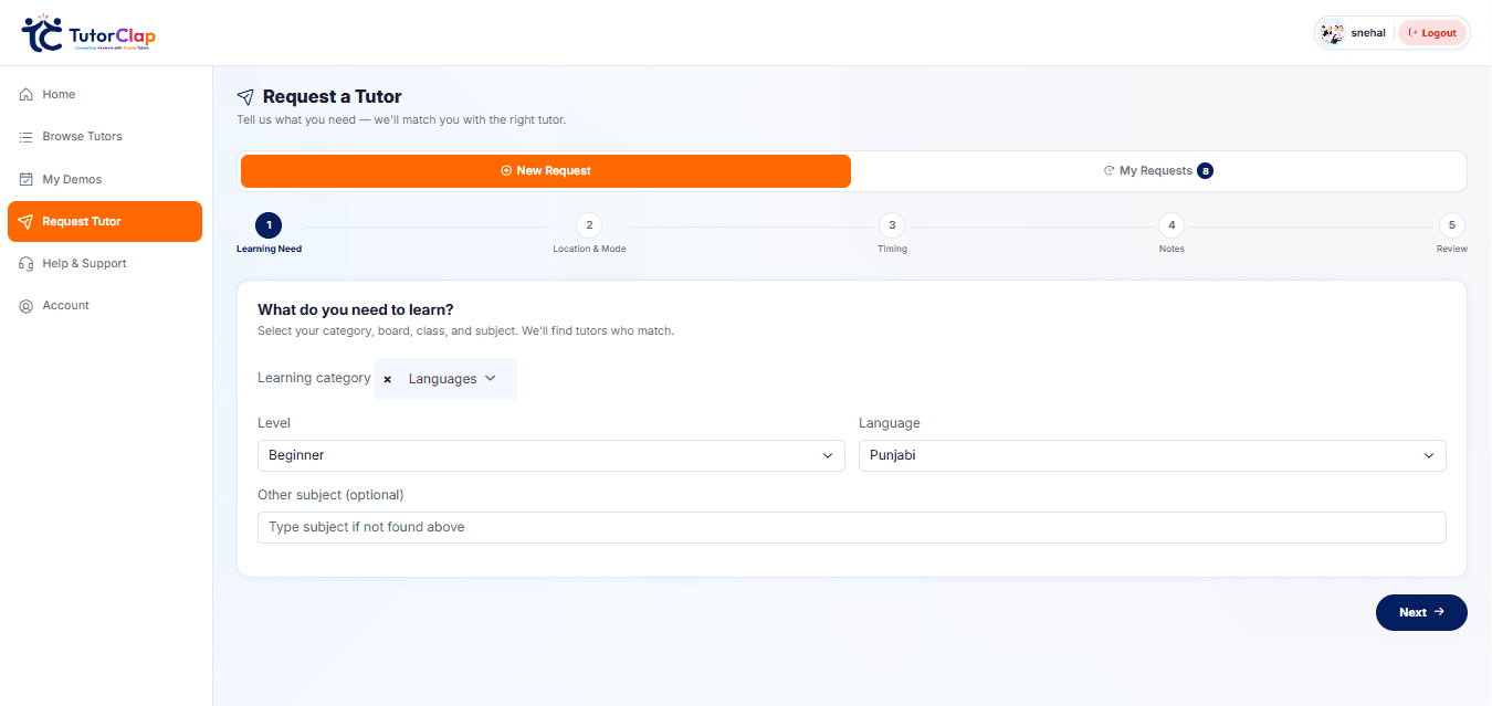 Tutor Clap screenshot 2