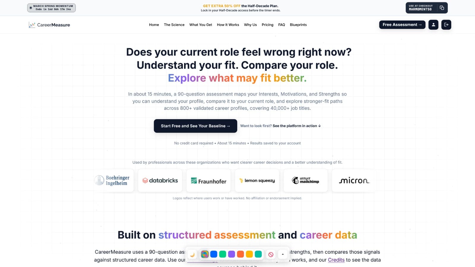 CareerMeasure screenshot 0