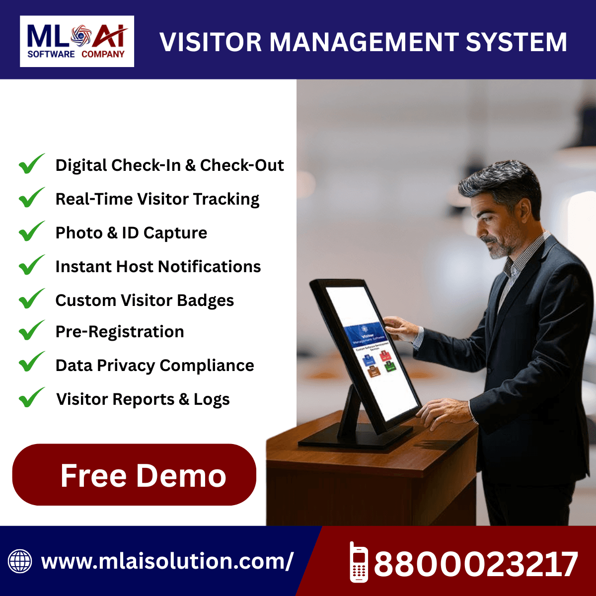 Visitor Management Software screenshot 2