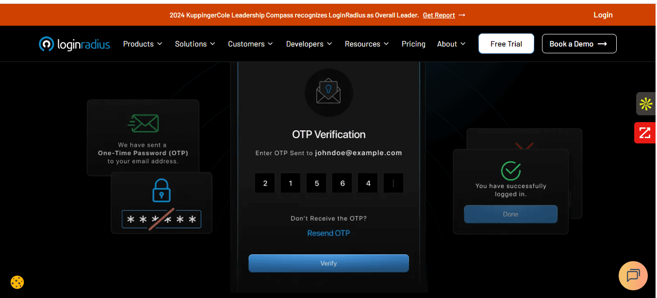 Login Radius screenshot 1