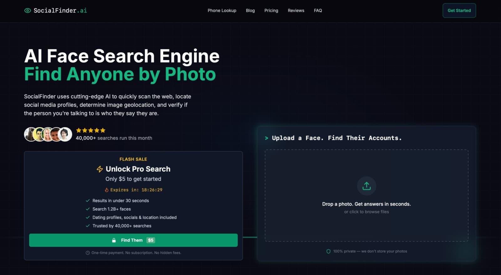 SocialFinder screenshot 0